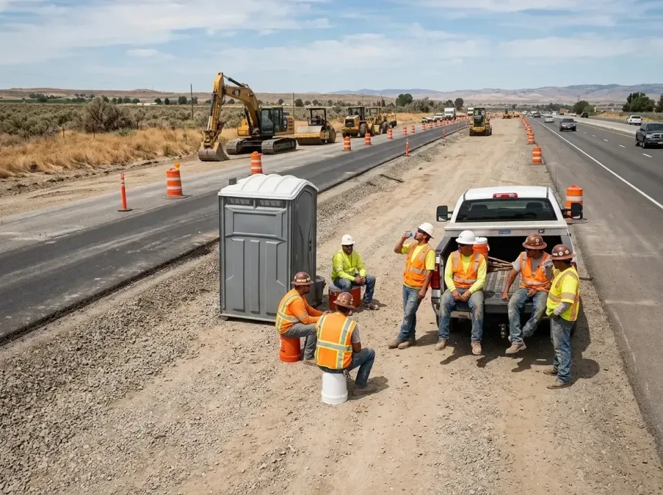 highway-road-construction-crew-007 — frequently asked questions, Porta Potty and Restroom Rentals in Lafayette, OR